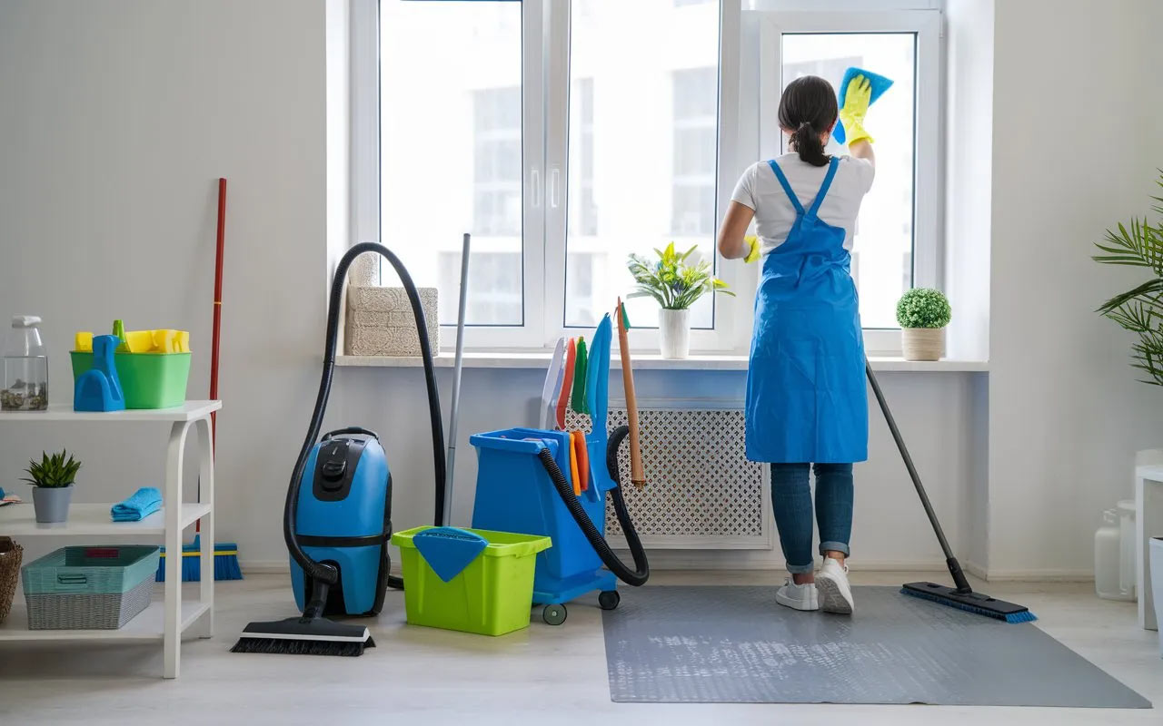 consistent cleaning routine for a clean home